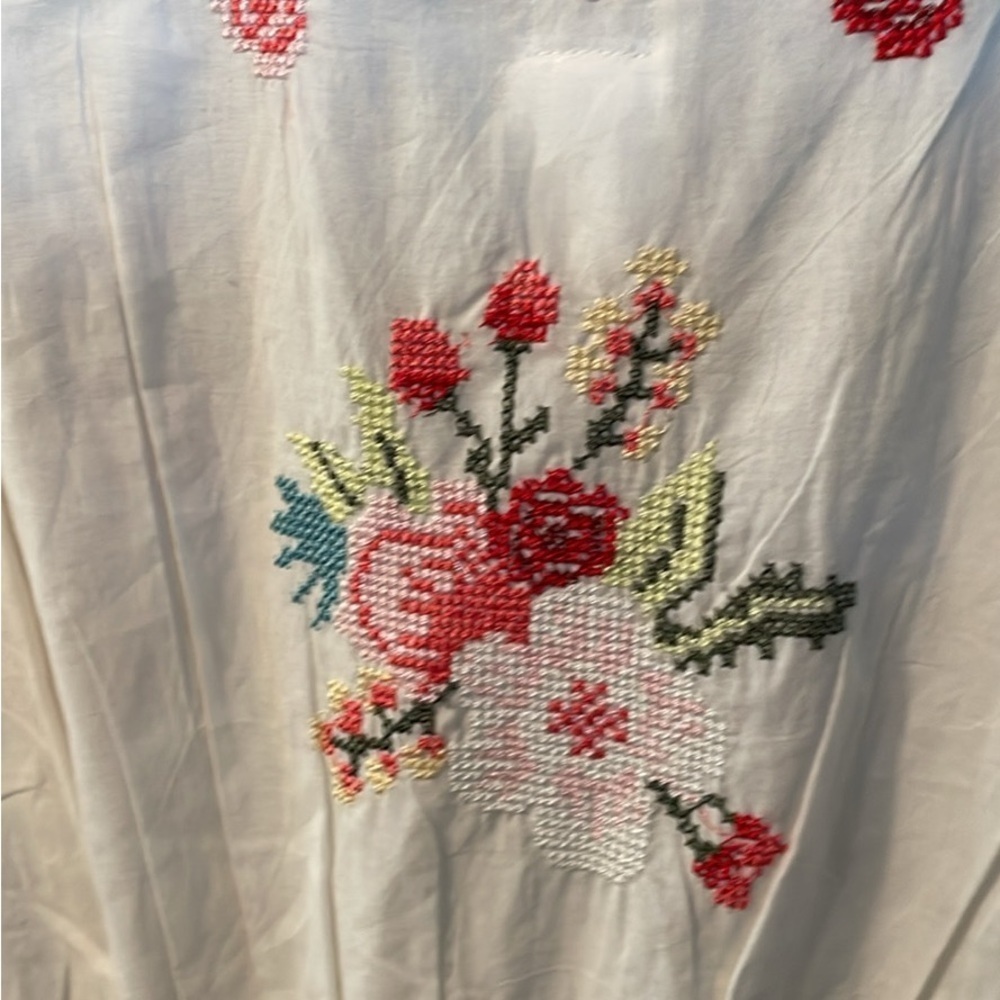 PQ Swim White Embroidered floral dress - Picture 7 of 8